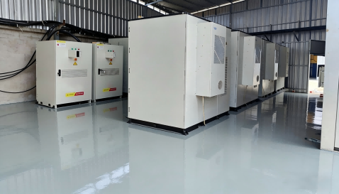 Cambodia-Factory Power Supply-Solar-Storage-Diesel-Air-Cooled-100 kW-215kWh