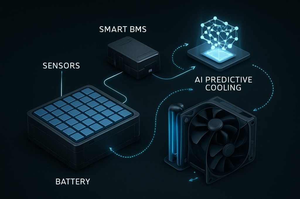 Smart BMS and AI Predictive cooling