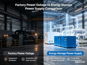 Factory Power Outage-BESS Backup Power Comparison