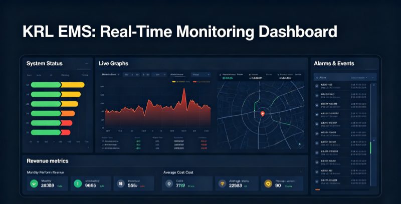 KRL EMS Real-Time Monitoring Dashboard