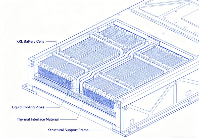 KRL Liquid-Cooled Energy Storage System Architecture