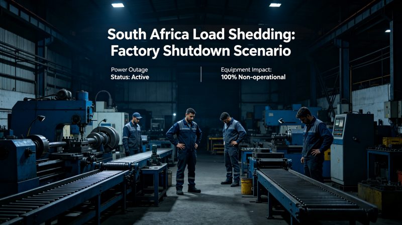South Africa Load Shedding & Factory Power Outage Scenario