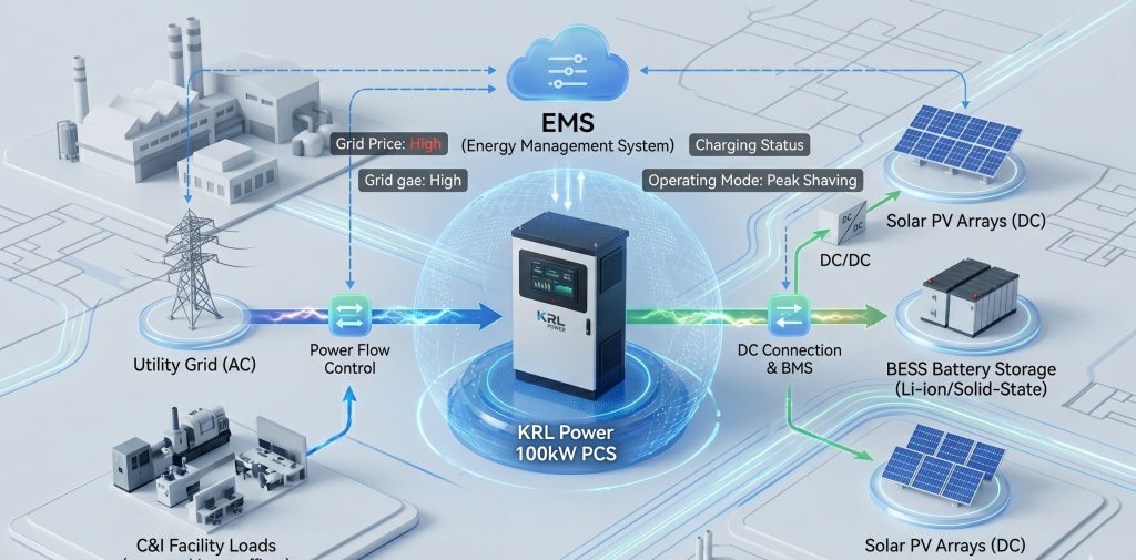 Working Principles of a 100kW Energy Storage Inverter