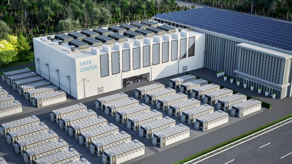 Energy storage systems or battery container units for data center