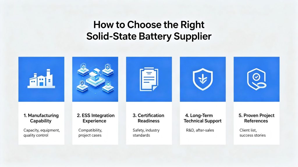 How to Choose the Right Solid-State Battery Supplier