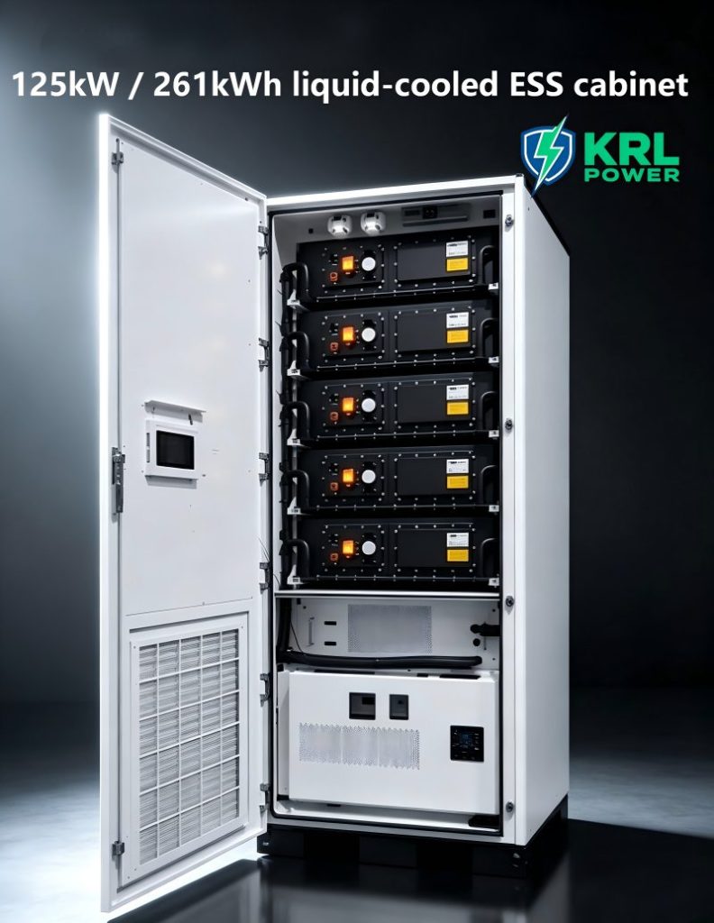 125kW 261kWh liquid-cooled ESS cabinet