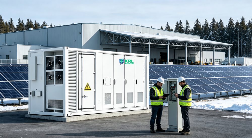 Canada industrial energy storage solution with 2MWh commercial ESS