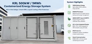 krl-1MWH-500kw-Containerized-Energy-Storage-System