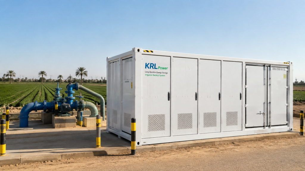 KRL-Power-2MWh-BESS-Egypt-Farm-Irrigation-Installation