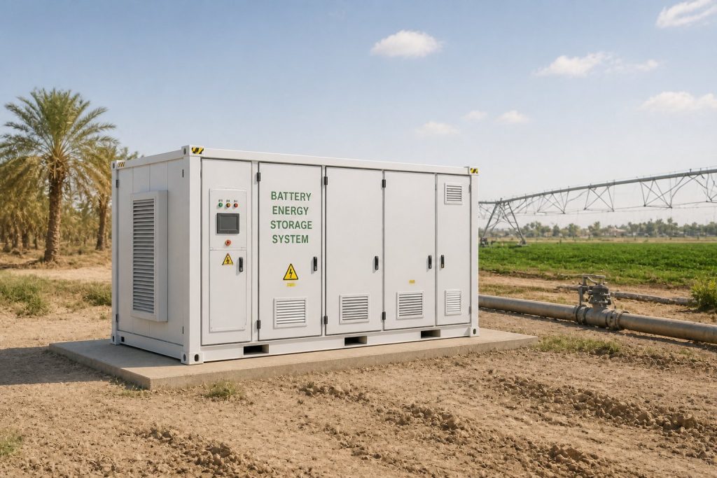 Iraq Agricultural Irrigation Battery Storage Solution: Preliminary 2 MWh and 600 kWp Review
