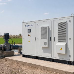 Approved real KRL Power image for an Iraq agricultural irrigation battery storage project.