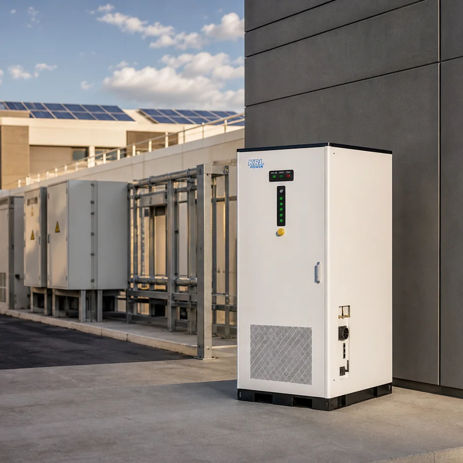 KRL-B261L solar storage diesel microgrid for a South African hospital with a phased 1 MWh target