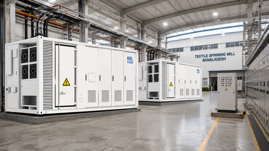 Bangladesh-tekstielmeul-KRL-4MWH-BESS-installasie